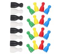 UPKOCH 24 pièces Bois pour Jeu de Société Accessoires Lisses et Adaptés Aux Jeux de Plateau et Activités Ludiques