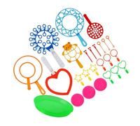UPKOCH 26 pièces Baguette à Bulles pour Garçon Fille Extérieur pour Souffler des Bulles Outil Sécurisé pour Jeux Plein Air Kit Amusant pour Garçons et Filles Couleur Couleur Aléatoire