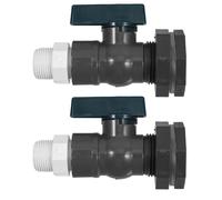 UPKOCH 2ensembles Adaptateur pour Tuyau Arrosage Et Répartiteur Eau pour Robinet Kit De Raccordement pour Récupération Eau De Pluie avec Joint Étanchéité