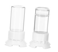 UPKOCH 2pièces Abreuvoir Transparent Plastique pour Fourmis Distributeur Eau Léger Et Bac Alimentation Facile à Nettoyer pour Nids Fourmis à Usage Domestique Ou Professionnel