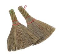 UPKOCH 2pièces Balai à Main Petite Brosse Paille Balayette Ergonomique Et Portable pour Nettoyage De Bureau Canapé Et Lit Accessoire Pratique pour Éliminer La Poussière