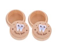 UPKOCH 2pièces Boîte à Souvenirs Pour Dents De Lait Style Féerique Pour Garçon Fille Garçons Et Filles Pour Ranger Dents Perdues Et Petits Objets