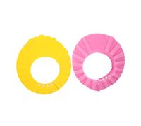 UPKOCH 2pièces Bonnet De Garçon Fille Chapeau De Bain Étanche Pour Garçon Fille Lors Lavage Cheveux Avec Visage Et Oreilles Protégés Ajustable Lot