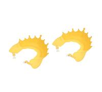UPKOCH 2pièces Chapeau De Bain Réglable Pour Garçon Fille Visor De Cheveux Pour Lavage Confort Optimal Pour Garçon Fille Et Yeux Oreilles Modèle Couronne