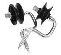 UPKOCH 2pièces Kit De Douilles Angle à Visser pour Clôture Électrique Isolateurs pour Poteau Accessoires pour Clôture Électrique