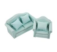 UPKOCH 2pièces Miniature avec Oreillers pour Maison De Poupée De Canapés Miniatures Tissu pour Décoration De Salon De Poupée