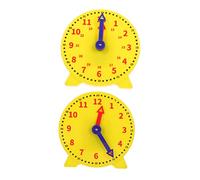 UPKOCH 2pièces Modèle De Clock Apprentissage pour Horloge Éducative avec Double Aiguille Support Stable pour Enseignement