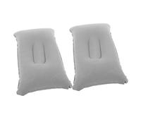 UPKOCH 2pièces Oreillers Gonflables Coussin De Voyage Confortable pour Camping Et Avion avec Support Lombaire Design Portable Et Doux