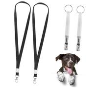 UPKOCH 2pièces Sifflet pour Chien Anti-aboiement De Dressage avec Corde De Suspension Et Portable Convient à Diverses Races De Chiens