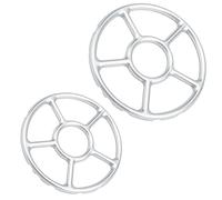 UPKOCH 2pièces Supports De Casserole Pour Cuisinière à Gaz Lot De Racks Antidérapants Pour Petit Et Grand Pot Pratique Et Plaque Galvanisée