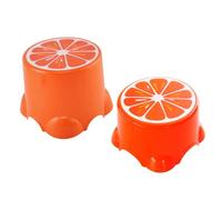 UPKOCH 2pièces Tabouret Plastique pour Garçon Fille Thème des Fruits Lot de Différentes Stable Et Sécurisé pour Maison Ou École