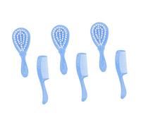 UPKOCH 3 Ensembles Brosse de Bain pour Garçon Fille Kit Peigne-brosse Brosse de Nettoyage pour Tête de Garçon Fille Lot de Petites Brosses à Shampoing Multi-usages