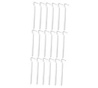 UPKOCH 3 Ensembles Clou Au Sol Piquets De Tente Camping Tent Stakes pour Chevilles Équipement De Camping Piquet De Tente Piquet De Camping en Plein Air Tentes Enjeux Blanche 6 Pièces * 3