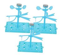 UPKOCH 3 Ensembles Kit Scientifique Girouette DIY pour Modèle Girouette Plastique Robuste Outil Pédagogique Stem pour École Maternelle Mesure Précise du Vent Kit Expérimentation