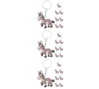 UPKOCH 3 Ensembles Pendentifs De Clé Âne Animaux Pour Fêtes Et Décorations De Sacs 8 Pièces * 3