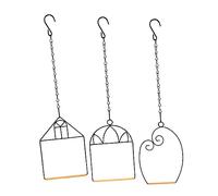 UPKOCH 3 Ensembles Support de Balançoire pour Oiseaux de Perchoirs pour Perroquets Accessoires de Cage Station de Jeu Portable et Détachable