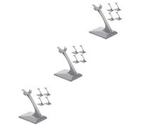 UPKOCH 3 Ensembles Support De Modèle Avion Présentoir Simple Et Stable pour Maquette Avion Support Décoratif Facile À Assembler Bureau Et Maison 5 Pièces * 3