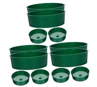 UPKOCH 3 Ensembles Tamis De Jardinage Outils De Filtrage Maille Sieve Multi Usage pour Classer Créer Un Sol De Rempotage Bonsai Accessoire Pratique pour Jardinage 4 Pièces * 3
