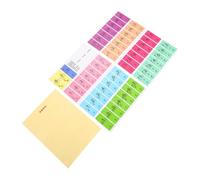 UPKOCH 3 feuilles Autocollants de Clavier Universels Colorés pour Piano de Codes de Touches Amovibles pour Débutants Identification Facile des Notes