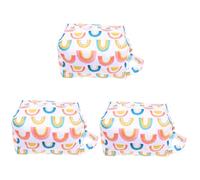 UPKOCH 3 Pièces à Langer Bébé d'emballage De Couches Stéréoscopiques Organisateurs pour Voyage d'emballage De Voyage à Couches Tissu Pul Imperméable Colorful