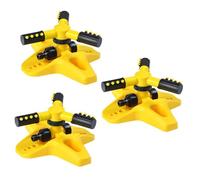 UPKOCH 3 Pièces Arroseur Rotatif Automatique pour Jardin Asperseur de Pelouse Base Stable Eau Outil Irrigation Pratique pour Gazon Plantes