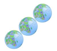 UPKOCH 3 pièces Balles Gonflables PVC Forme de Globe Lot de Ballons de Plage Ludiques pour Adultes Parfaits pour Piscine Plage