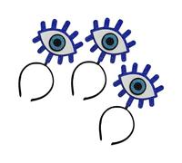 UPKOCH 3 Pièces Bandeau Oeil du Diable Bandeau Cheveux Accessoires pour Cheveux pour Femmes Cartoon Hairband à la Mode pour Femmes Blue