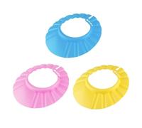 UPKOCH 3 Pièces bouclier de shampoing pour bébé - Bonnet de bain - Bonnet de chapeau de visière de shampooing chapeau pare-soleil bonnet de bain bébé bonnet de pour bébé