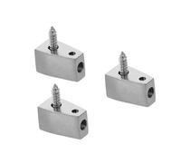 UPKOCH 3 Pièces Headless Guitar String Lock Nuts For Electric Bass And Guitar Stable Brass Locking Saddles Modular Accessories For Precise Tuning