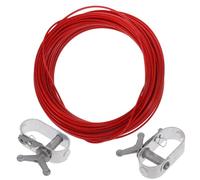 UPKOCH 3 pièces Kit Câble et Treuil pour Couverture de Piscine Câble Acier Gainé avec Tendeurs pour Fixation et Tension Sécurisée Adapté à Toutes et Résistante Aux Intempéries