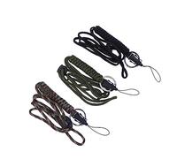 UPKOCH 3 pièces Lanière Multifonction Corde Parachute Étanche avec Porte Clés Ajustable pour Téléphone Badge Appareil Photo Activités Extérieures Couleur Aléatoire Couleur Aléatoire