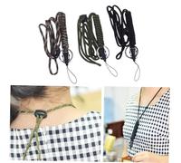 UPKOCH 3 pièces Lanière Paracorde Multifonction Cordon Tour de Cou avec Métallique Étanche pour Clés Téléphone Appareil Photo et Badge Bracelet Poignet Ajustable Usage Couleur Aléatoire