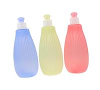 UPKOCH 3 Pièces Lot de 3 Flacons de Toilette pour Bébé 350 Ml en Plastique Souple, Couleurs Rose, Bleu et Vert, Bouteille Bidet Pratique pour Soins Post-Partum et Bain de -Né, pour
