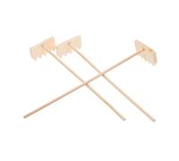 UPKOCH 3 Pièces Mini Bamboo Rakes for Tabletop Zen Garden Portable Drawing Tools for Meditation and Micro Landscape Decor