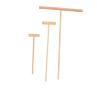 UPKOCH 3 pièces Mini Râteaux Bois Naturel pour Décoration de Paysage Outil de Nivellement et Lissage de Sable Accessoire Feng Shui pour Bureau et Maison