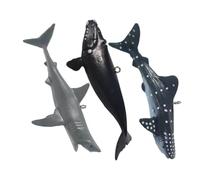UPKOCH 3 Pièces Ornements Flottants de Décoration Aquarium Requins avec Boule Flottante pour Aménagement Paysager de Réservoirs Aquatiques