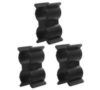UPKOCH 3 Pièces Pince de Fixation Robuste pour Tuyau Support de Clip Nylon pour Yacht Accessoire de Clamp Double pour Applications Variées