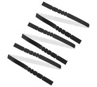 UPKOCH 3 Pièces Ruban pour Raquette de Pickleball Bandes de Couverture de Bord de pagaie Protection du Bord de la tête de pagaie Fournitures Sportives PU Black