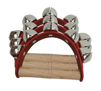 UPKOCH 3 pièces Tambourin Demi Lune Portable pour Garçon Fille Instrument de Percussion et Maniable Cloche à Main Rythmique pour Fête Garçon Fille