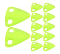 UPKOCH 30 Pièces Autocollants Réfléchissants pour Vélo Vert Imperméables Triangulaires Stickers de Sécurité pour Cadre Jante et Moyeu Visibilité Nocturne Améliorée