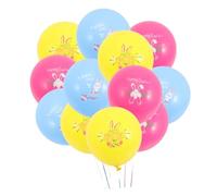 UPKOCH 30 pièces Ballons Pâques Latex Couleurs Pastel Décorations Thème Lapin et Œufs pour Fêtes et Shower