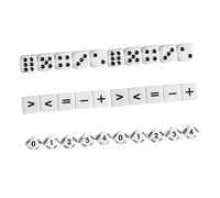 UPKOCH 30 Pièces Dés Éducatifs pour Garçon Fille pour Apprentissage des Mathématiques et Interactions Familiales