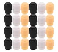UPKOCH 30 Pièces Electric Guitar Switch Caps Set Round Cross Toggle Replacement Knobs In Plastic Pickup Selector Tips For Bass And Volume Control