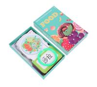 UPKOCH 30 Pièces Portable pour Enfants Cartes Flash pour Enfants Cartes d'apprentissage de Dessin animé d'apprentissage de l'anglais Cartes pédagogiques Cartes de Jeu Papier