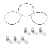 UPKOCH 3ensembles Systèmes De Fixation Pour Meubles Ancrage Mural De Sécurité Pour Armoires Kit Anti-basculement Pour Bibliothèques Fixations Murales Pour Commodes Dispositif Anti-bascule