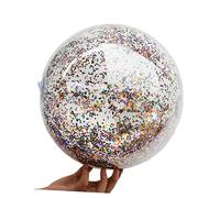 UPKOCH 3Pièces Balle de Plage Gonflable Transparent à Paillettes pour Garçon Fille pour Fêtes Piscine et Activités Extérieures