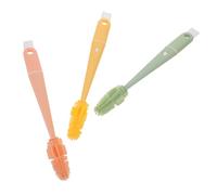 UPKOCH 3pièces Brosse Nettoyage Biberon avec Goupillon Silicone Doux pour Biberons et Couvercles Outil de Nettoyage pour Tasses et Gobelets