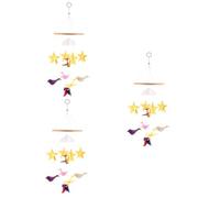 UPKOCH 3pièces Feutre Pour Berceau Pendentifs Décoratifs Suspension Décoration De Chambre Assortiment De