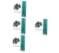 UPKOCH 4 Ensembles Kit de Tuteurs pour Plantes Ensemble de Support de Fleurs Tuteurs de Piquets Clips Liens pour Plantes Grimpantes Tiges de Fleurs