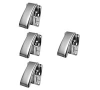 UPKOCH 4 Ensembles Pince à Poisson Acier Inoxydable avec Support de Nettoyage Outil Ergonomique pour Élimination des Arêtes et Préparation des Filets Accessoire Pratique pour Pêcheurs